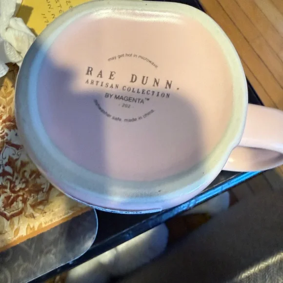 MIMI Pink Ceramic Coffee Mug - Dining Home - Picture 3 of 4